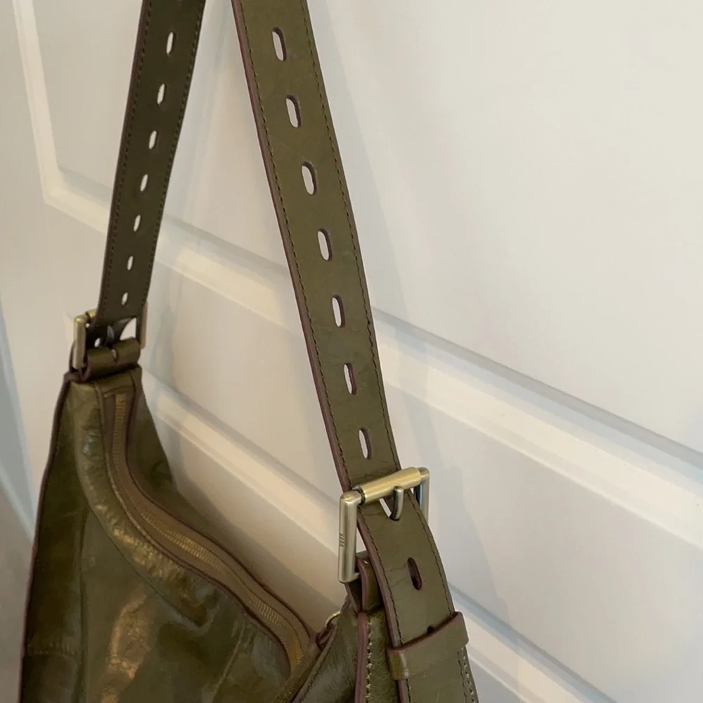 HOBO Marley Evergreen Leather Shoulder Bag